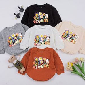 Stay Spooky Bubble Romper for Babies, Soft Cotton, Halloween Baby Outfit, First Halloween, Pumpkin Patch, Fall Baby Shower, Baby Clothes