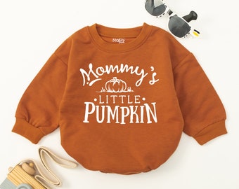 Mommy's Pumpkin Baby Romper, Fall Baby Bodysuit, Cute Fall Baby Clothes, Pumpkin Baby Outfit, Pumpkin Baby Gift, Baby Shower Gifts
