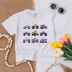 Monster Trucks Toddler T-shirt, Offroad Monster Truck Shirt, Big Trucks Kids Outfit, Giant Vehicles Tee, Truck Lover Shirt, Graphic Tees