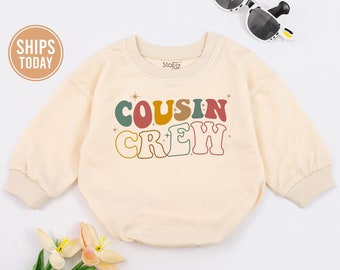 Groovy Cousin Crew Romper, Cute Cousin Crew Baby Bodysuit, Family Reunion Vacation, Summer Camping Trip, Matching Cousins Tee, Baby Gift