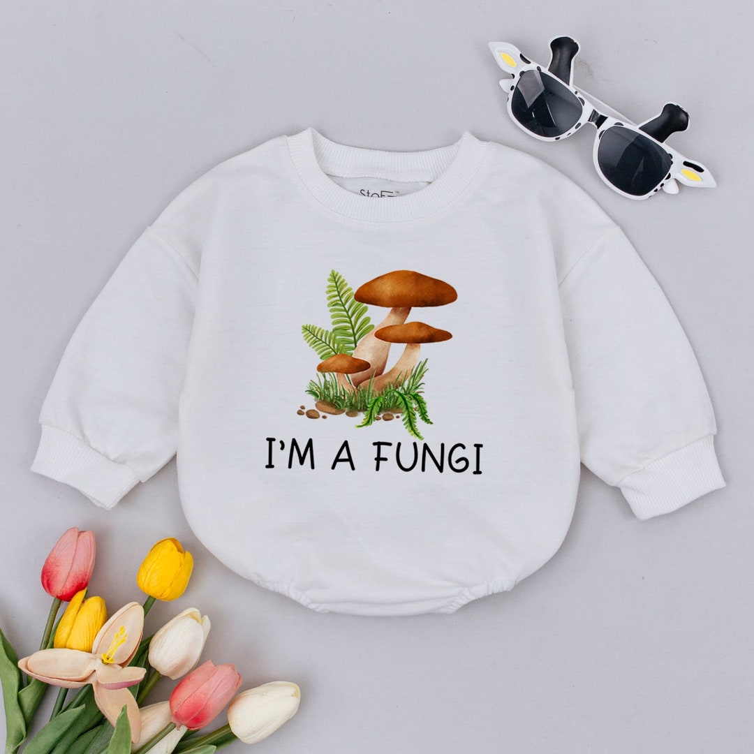 Mushroom Baby Clothes, I'm a Fungi Baby Romper, Hippie Baby Bodysuit ...