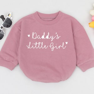 Daddy&#39;s Little Girl Baby Romper, Daddy&#39;s Girl Gift, Daddy Daughter Baby Clothes, Father&#39;s Day Gift, Daddy&#39;s Girl Outfit, Newborn for Girls