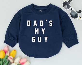 Dad's My Guy Baby Romper, Minimalist Bodysuit, Father's Day Baby Outfit, Vintage Baby Clothes, New Dad Gift, Baby Announcement Bubble Romper