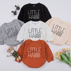 Little Habibi Baby Romper, Arabic Baby Romper, Cute Muslim Baby Gift, My Darling, Baby Outfit, Baby Shower Gift, Gift For Baby, Baby Clothes