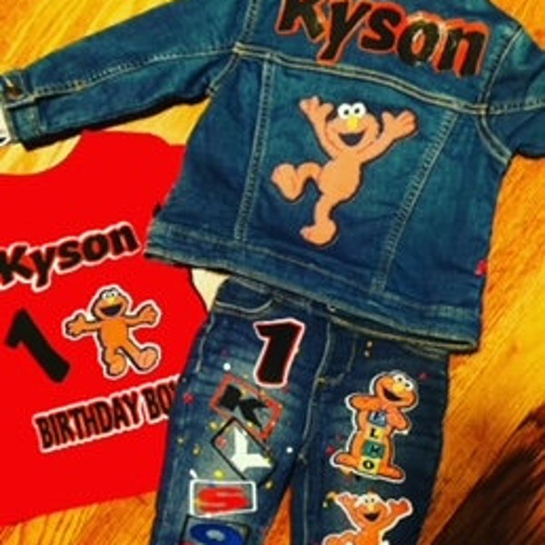 Elmo Birthday Outfit Girl Etsy