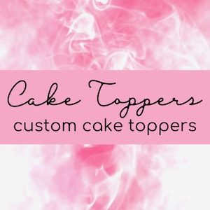Custom Layered Sports team cake topper, softball, baseball, basketball, school sports, custom topper