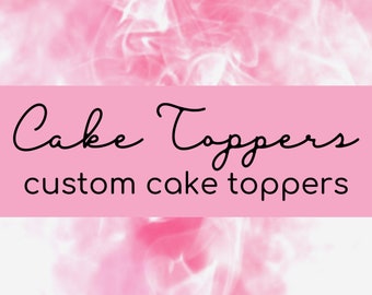 Custom Layered Sports team cake topper, softball, baseball, basketball, school sports, custom topper