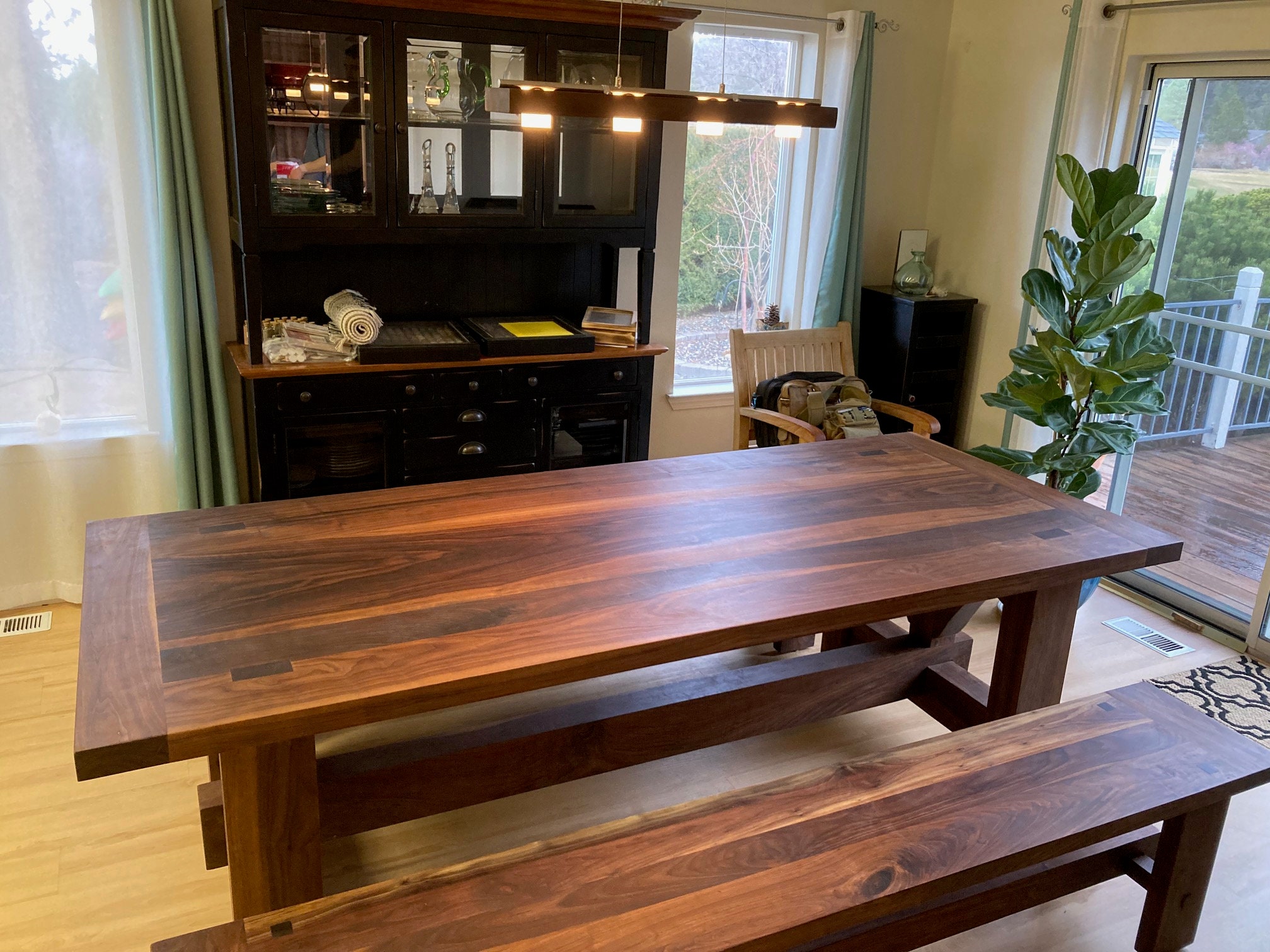 Rustic Farmhouse Dining Table - Etsy