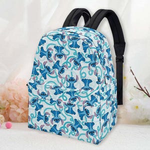 Stitch Backpack, Cute Stitch Backpack, Stitch Cartoon Backpack, Back to School Gift, Cartoon Bag, Custom Backpack, Backpack Gift