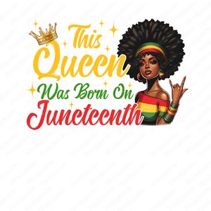 Cumpleaños de Juneteenth PNG, Juneteenth PNG, Juneteenth 1865, Libertad 1865 PNG, Esta reina nació el día de Juneteenth Cumpleaños Yolo Reina Junio