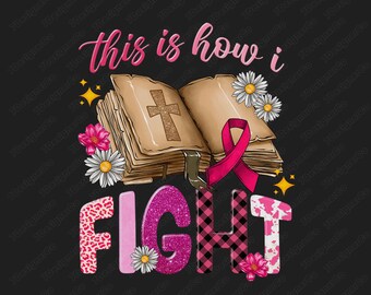 Foi de sensibilisation au cancer du sein PNG, guerrière au ruban rose (téléchargement numérique)