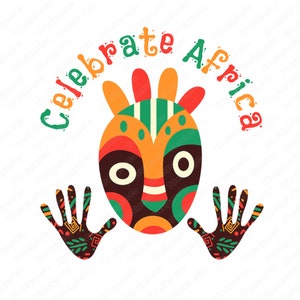 Tribu Juneteenth PNG, Juneteenth PNG, Juneteenth 1865, Libertad 1865 PNG, Celebra África Tribu Africana Máscara Kente Orgullo Juneteenth