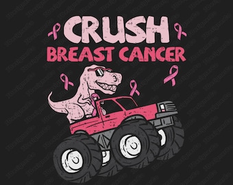 Crush Brustkrebs Dinosaurier Monstertruck PNG (digitaler Download)