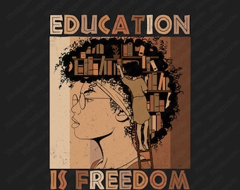 Profesor africano PNG: Diseño del Mes de la Historia Negra (Descarga digital)