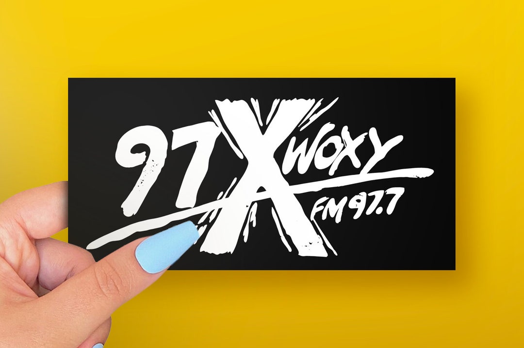 WOXY 97.7X Collectible STICKER Etsy