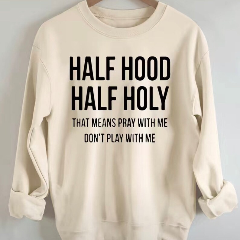 Half hood half holy sweatshirt Outlet