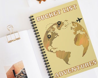 Våra Bucketlist-äventyr, Bucketlist-anteckningsbok, Min Bucketlist-resedagbok, Bucketlist-familjen, Bucketlist-bokdagbok, resedagbok