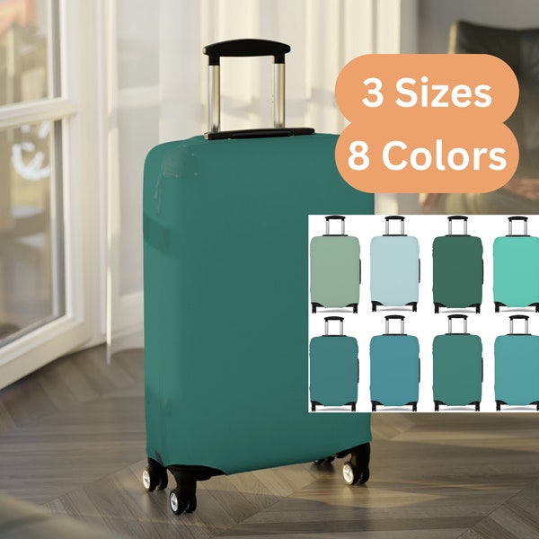 Teal Luggage Cover TSA Approved Custom Luggage Cover Cheap 25 20 28 16 21 14 Inch Luggage Medium Suitcase Washable Protector Cargo Covers