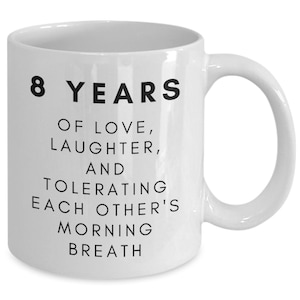 8th Anniversary Gifts for Men, Fun 8th Wedding Anniversary Gifts for Him, 8 Year Anniversary Gifts for Him, 8th Anniversary Gifts