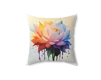 Spun Polyester Square Pillow