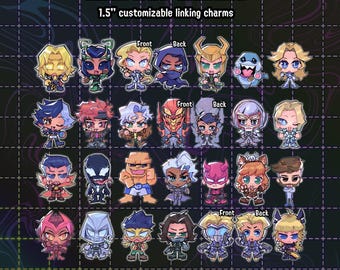 Gambit Keychain Marvel Rivals Marvel Rivals Inspired Gambit Plush/key Chain/crochet Gambit Plush ...