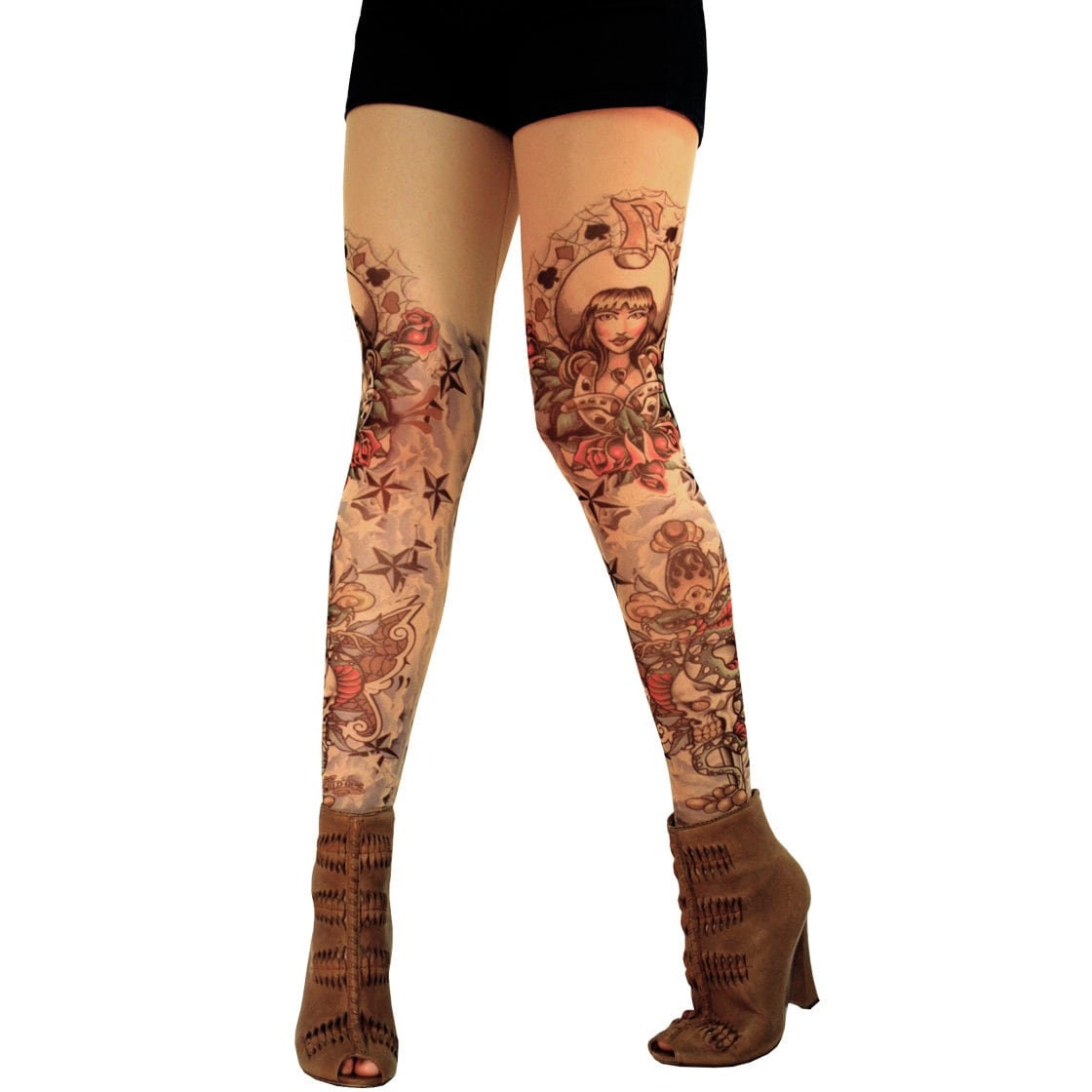 下着・アンダーウェア hysteric glamour snake tattoo stocking hysteric glamour snake tattoo stocking