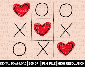 XOXO Valentine PNG tic tac toe Valentine’s png Valentine’s Day sublimation hearts Valentine’s Day shirt love png