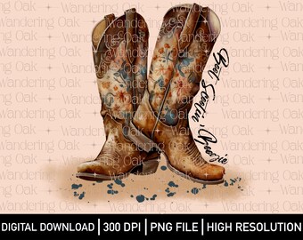 Boot Scootin Boogie PNG Country Music PNG country music screen print cowboy boots png country sublimation 90’s country song