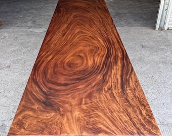 ¡Gran oferta! Losa extra larga de 4,2 m con borde vivo, mesa de conferencias extra larga, mesa de madera para salas de conferencias, mesa de madera de acacia con borde vivo para salas de reuniones.