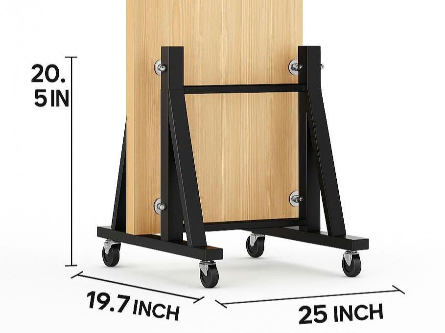 Timber Slab Rack Heavy-duty Display Rack for Slabs & Doors | Industrial-grade Stand for ...