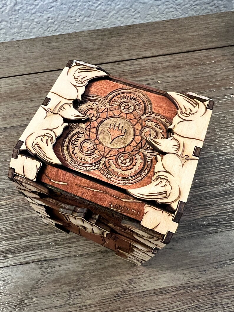 Custom Monster Card Deck Box MTG Deck box Commander Deck Box Deck box for LCG Tarot Deck Box Card Storage Box One Piece Deck Box MTG