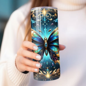 Glass Butterfly 20oz 30oz Personalized Tumbler image 7