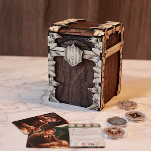 Custom Monster Card Deck Box MTG Deck box Commander Deck Box Deck box for LCG Tarot Deck Box Card Storage Box One Piece Deck Box image 1