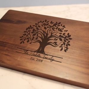 Custom Wooden Cutting Board, Custom Cutting Board Wedding, Custom Small Cutting Board,cutting boards, wood chopping board,charcuterie boards Family Tree