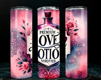 Personalized Love Potion Tumbler: Stainless Steel Insulated Cup