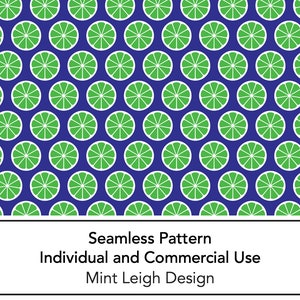 Lime Seamless Pattern for Fabric, Digital Download, Repeat Pattern, Seamless Design, Commercial Use, Seamless Design for Makers