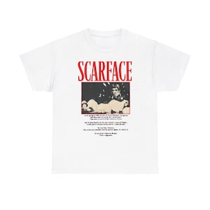 Scarface Graphic T-shirt | Tony Montana | Al Pacino | Oversized High Quality Unisex Softstyle T-Shirt