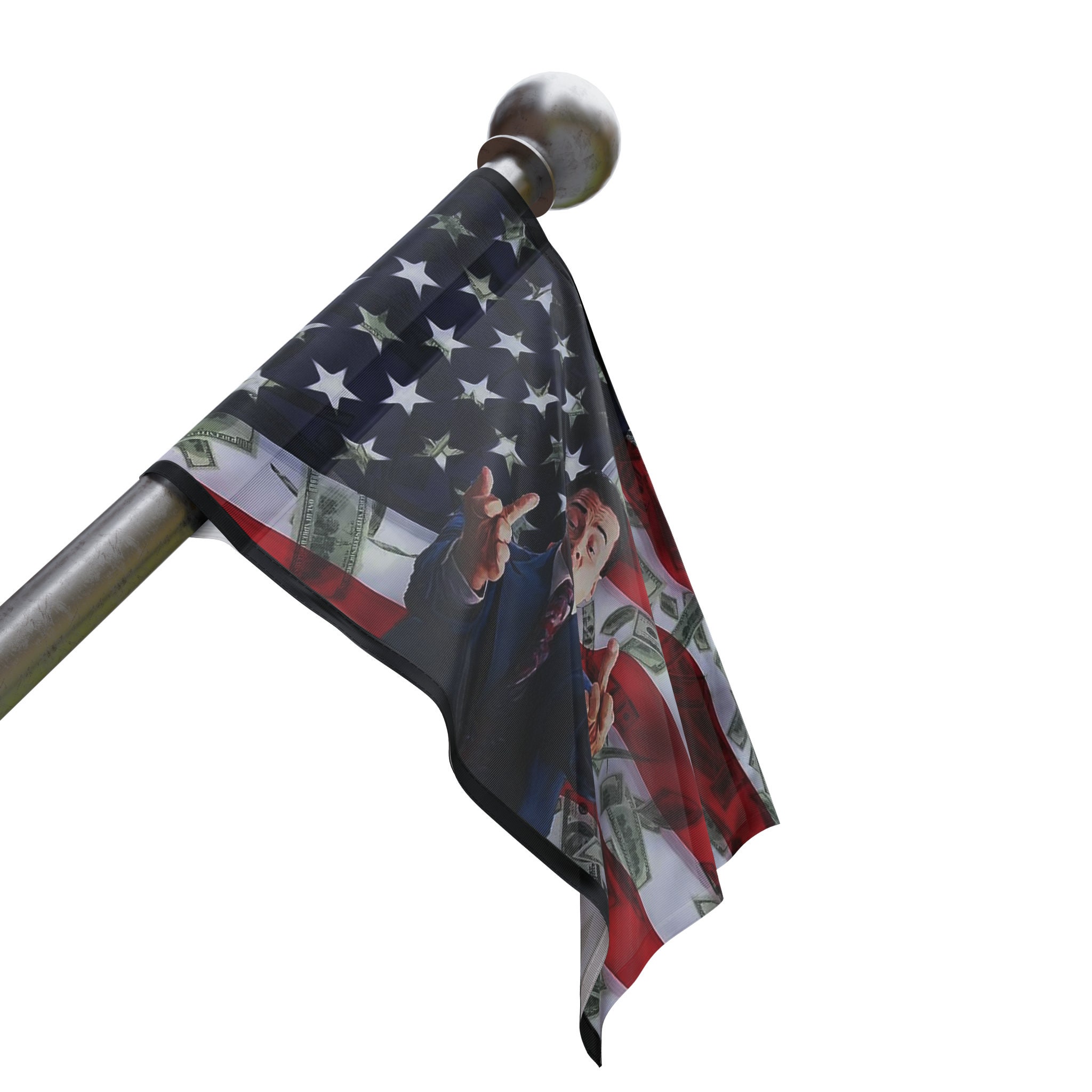 Wolf of Wall Street Jordan Belfort American Flag Middle Finger Flag - Etsy