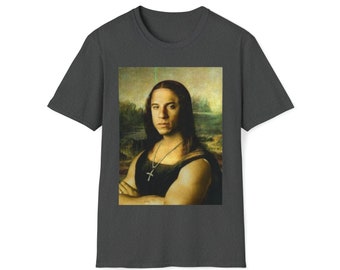Vin Diesel Mona Lisa - Unisex Softstyle T-Shirt