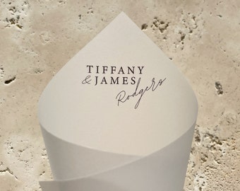 Confetti cone, personalised and customised. Vellum, wedding, petal, flower cone, bubble