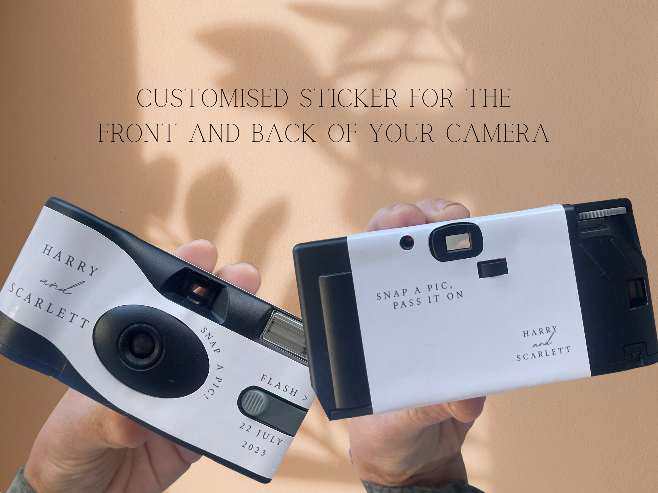 2 X Polaroid Fun Shooter 1 Shot Camera Wrap for Disposable Etsy Australia