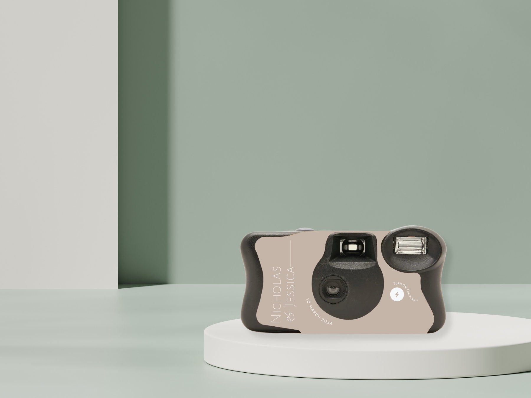 Kodak Disposable Camera Wrap Sticker Light Brown Wedding 2 X Etsy