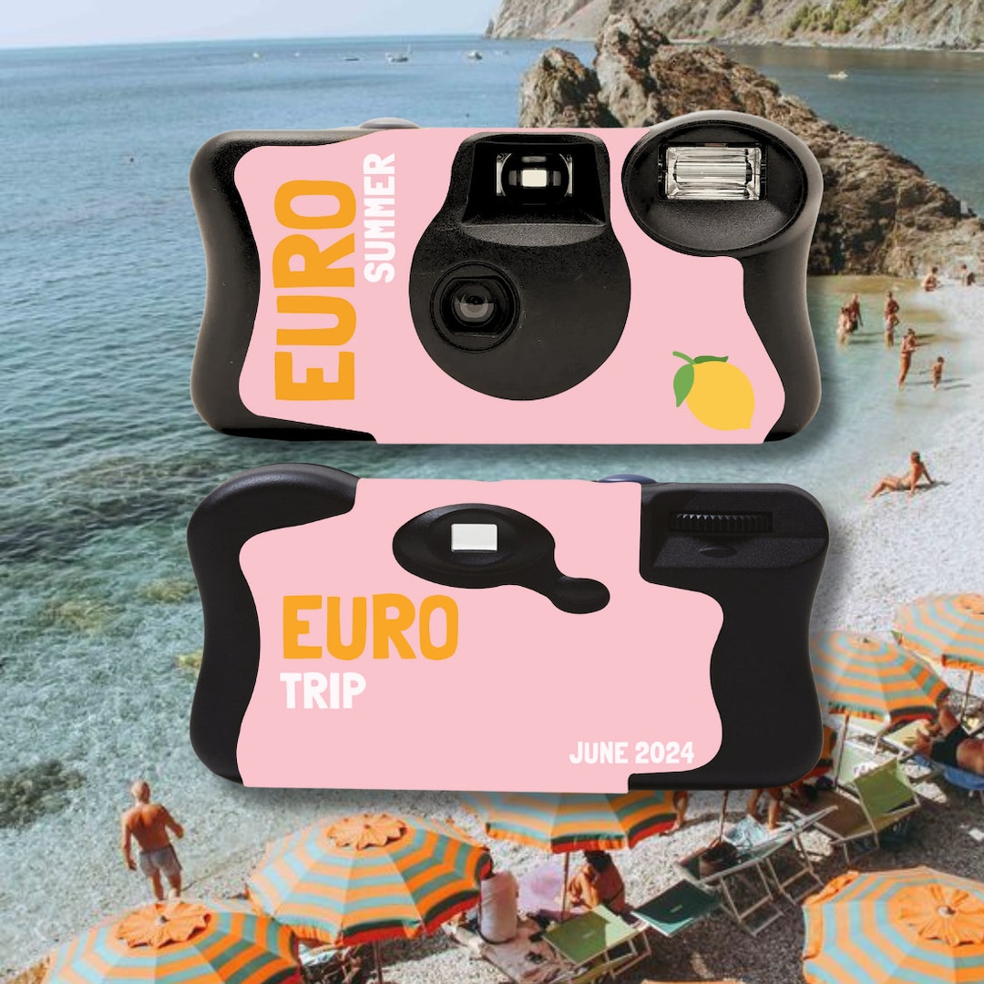 2 X Kodak Disposable Camera Wrap Cover Customizable Designer Travel ...