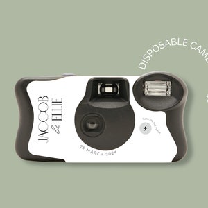 2 x Kodak Disposable Camera Wrap Cover Minimal Style, wedding 2 x stickers byo camera, sticker wrap only image 3