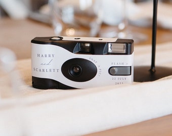 2 x Polaroid fun shooter 1 shot camera wrap for disposable camera, personalised wedding *byo camera, sticker wrap only*