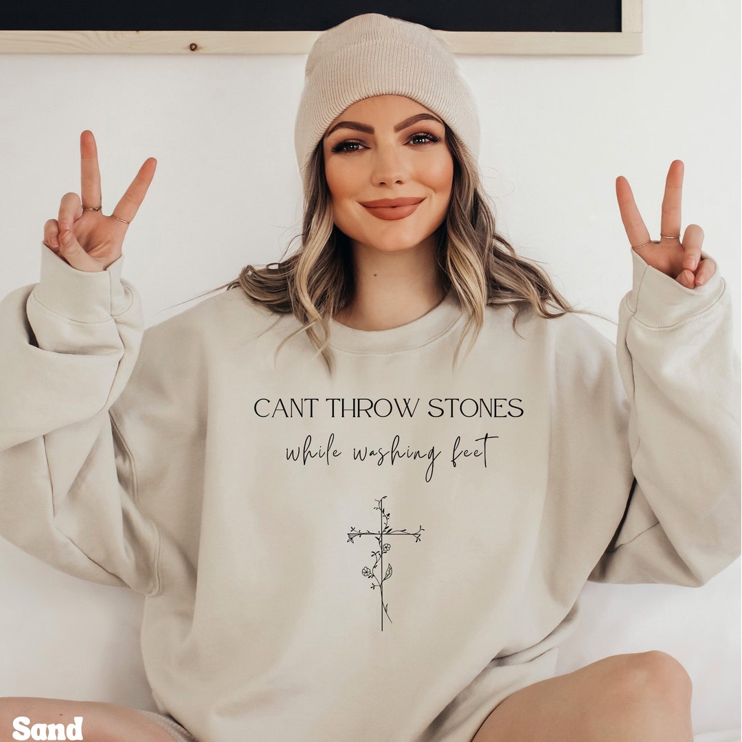 Christian Sweatshirt Women's Christian Crewneck Cute Jesus Sweatshirt