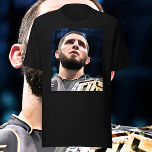 Islam Makhachev T-Shirt | Gift For Men | UFC MMA Training Shirt | Unisex Shirt | 100% Cotton