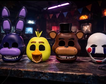 Five Nights at Freddy’s–Inspired Mask | Wearable or Display Prop