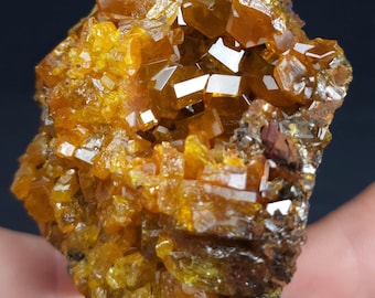 ミメタイト 水晶 共生 47 鉱物 標本 原石 ミメタイト 水晶 共生 47