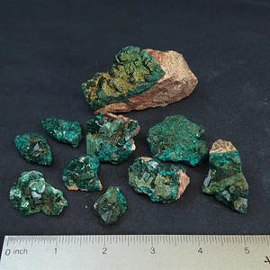 Wholesale lot of 10 Dioptase from DR Congo 239g
